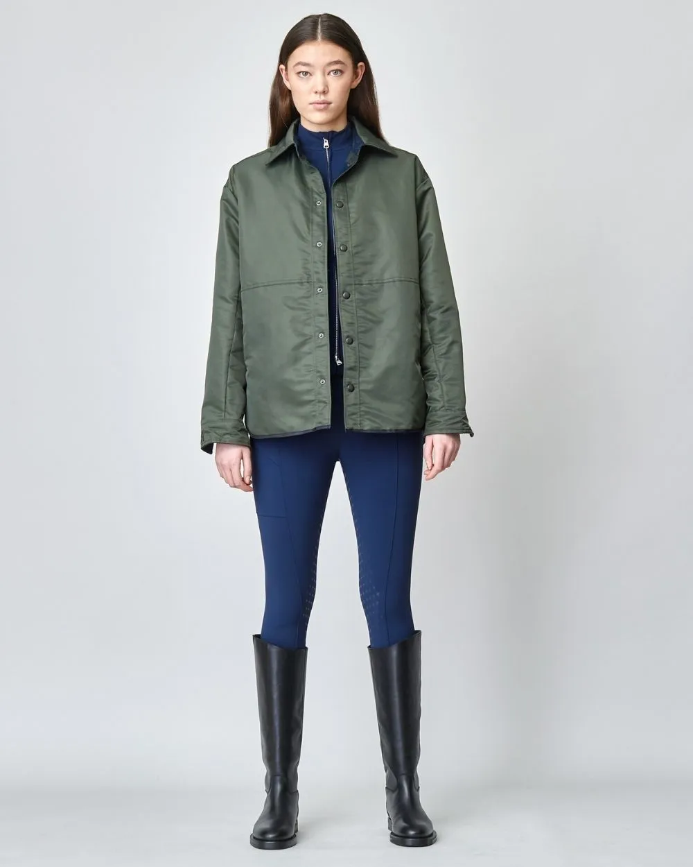 Padded Stable Jacket Green