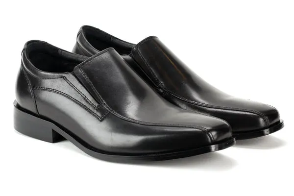 Regal EASTON Mens Black Slip-On Shoe