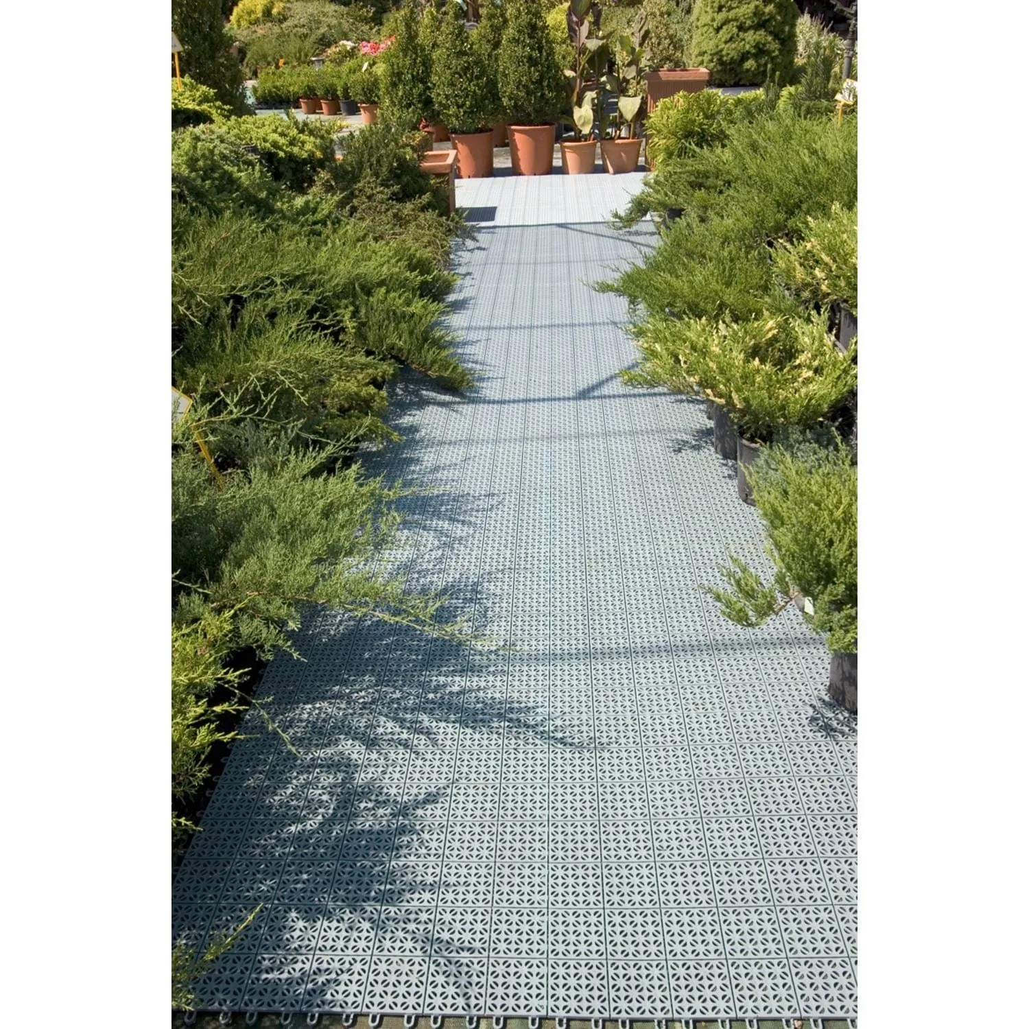 Riverstone | MONT 24' Greenhouse Interlocking Flooring System - 63 Tiles Kit