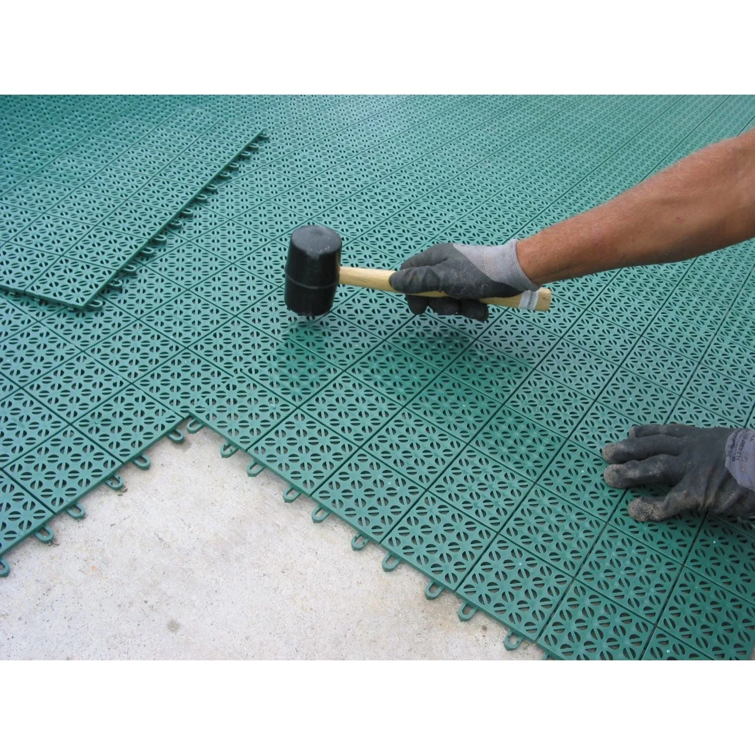 Riverstone | MONT 24' Greenhouse Interlocking Flooring System - 63 Tiles Kit