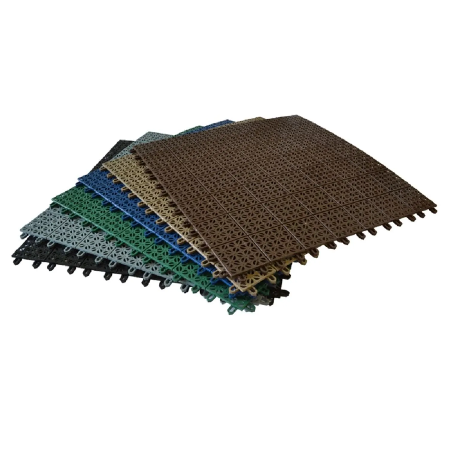 Riverstone | MONT 24' Greenhouse Interlocking Flooring System - 63 Tiles Kit