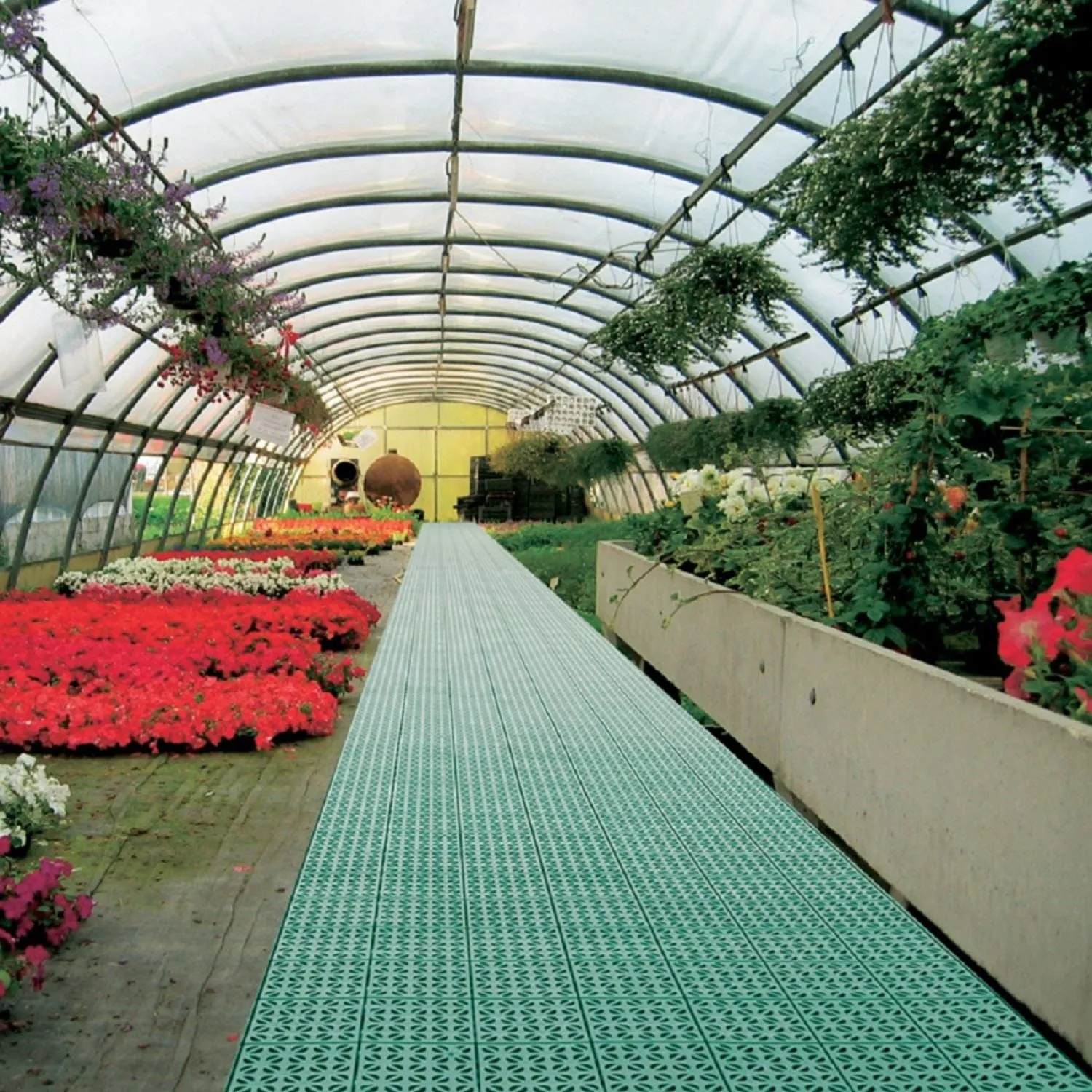 Riverstone | MONT 24' Greenhouse Interlocking Flooring System - 63 Tiles Kit