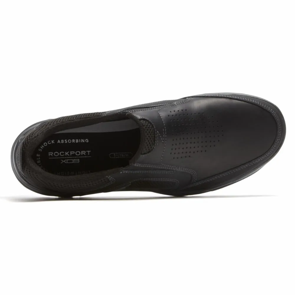 Rockport Men KINGSTIN SLIP ON BLACK