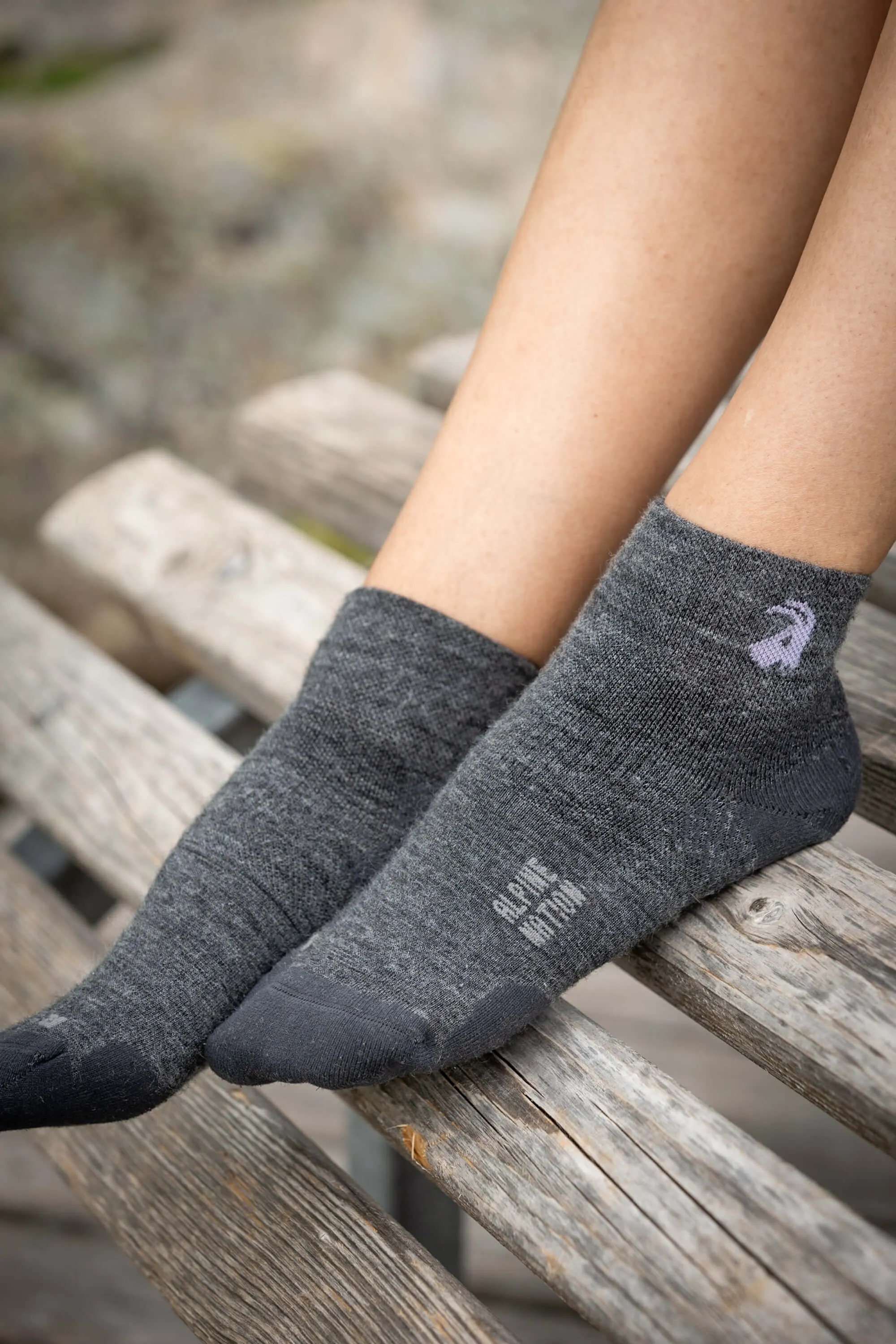 Seceda Light Merino Mid Crew Socks Lavender