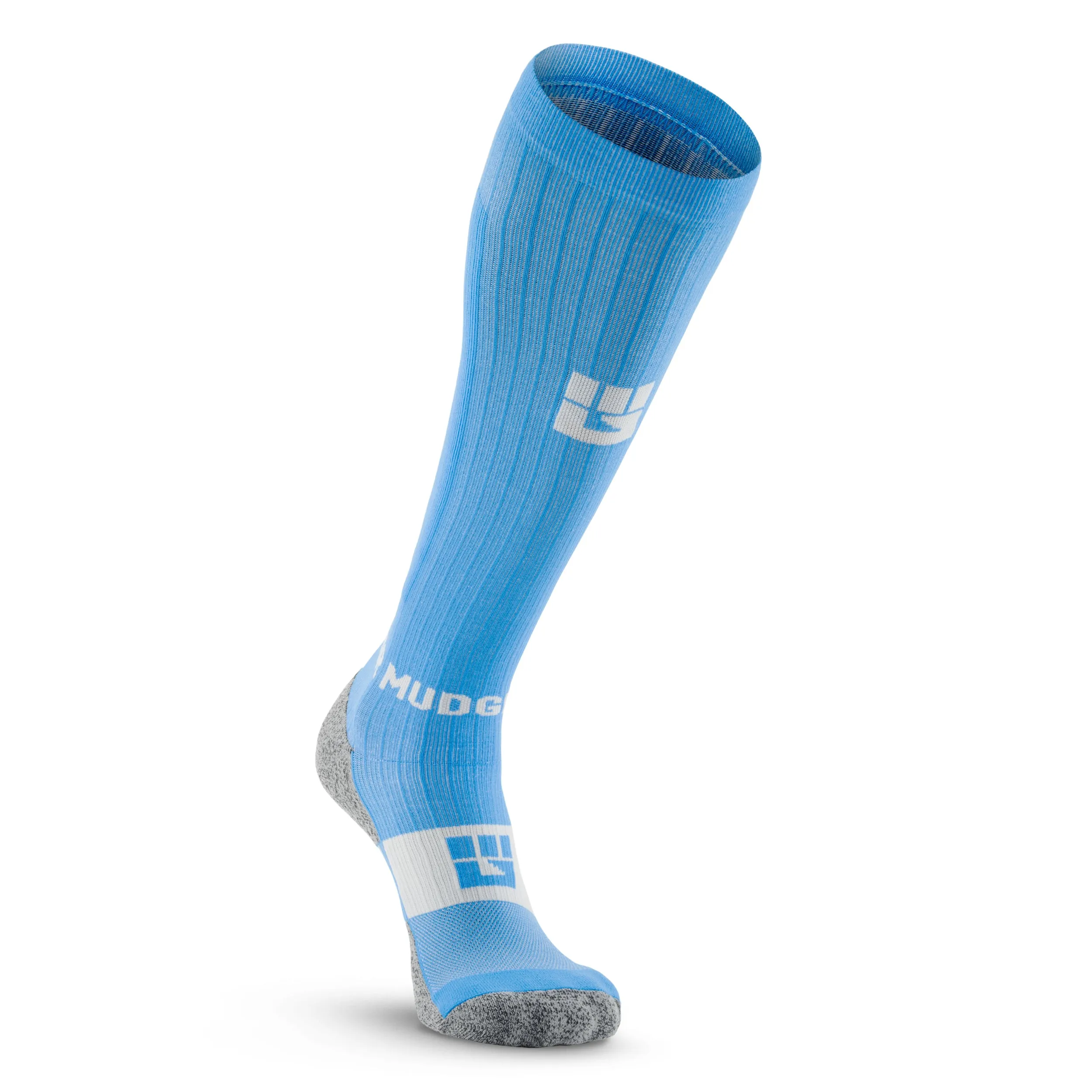 Tall Compression Socks (Neon Blue)