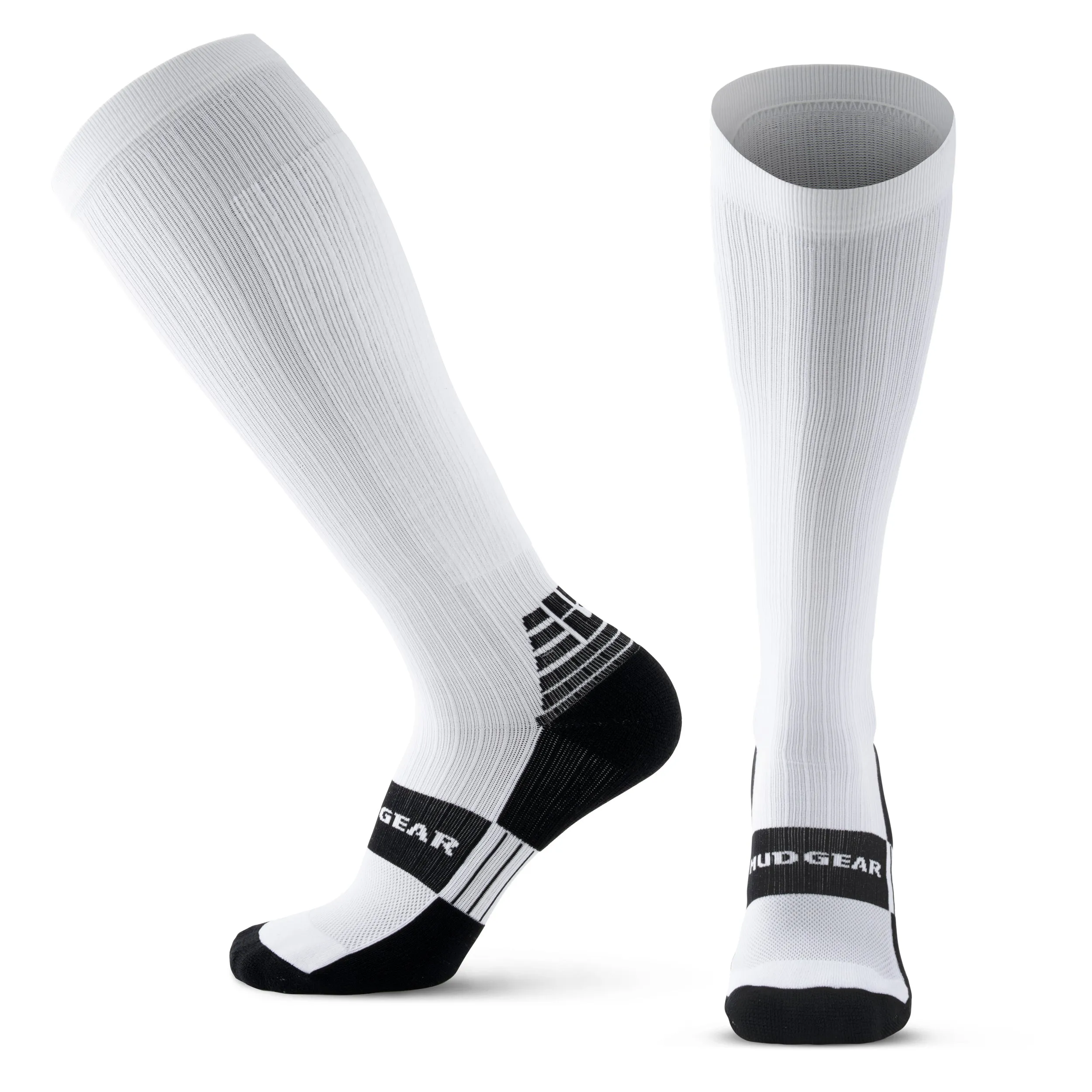 Tall Compression Socks [White]