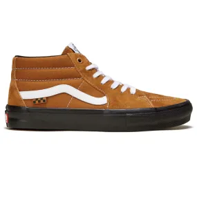 Vans Skate Grosso Mid Shoes (Pig Suede Brown/Black)