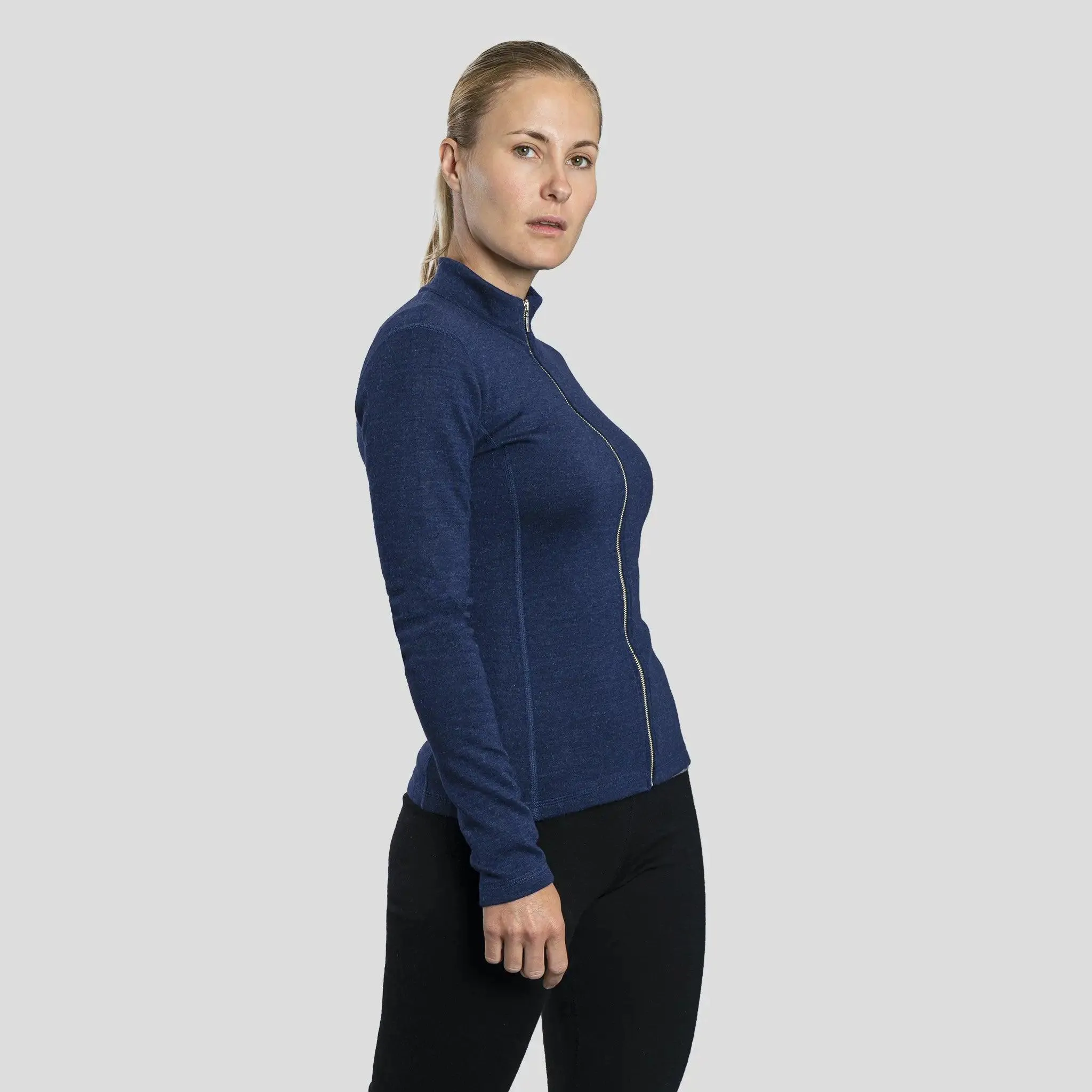 Women's Alpaca Wool Jacket: 420 Midweight Full-Zip