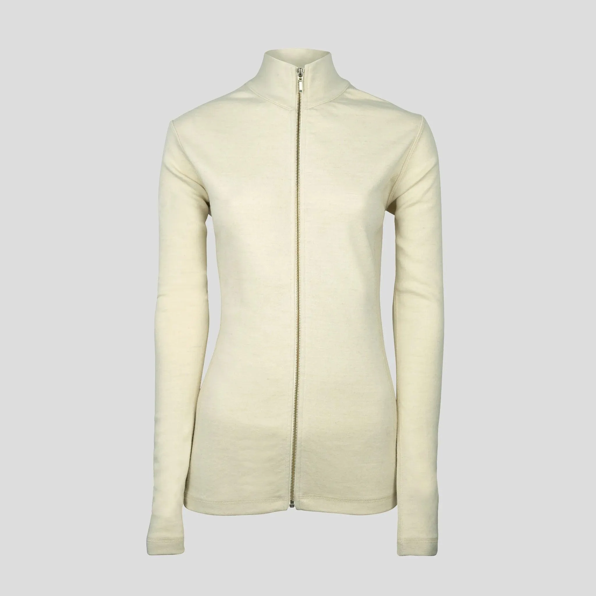 Women's Alpaca Wool Jacket: 420 Midweight Full-Zip