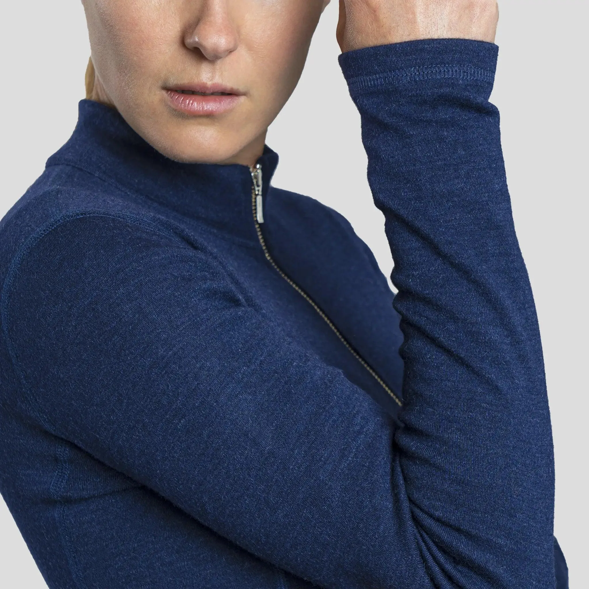 Women's Alpaca Wool Jacket: 420 Midweight Full-Zip