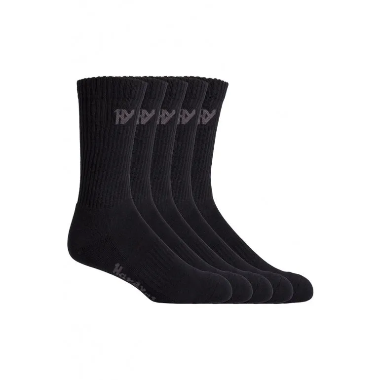 YAKKA COTTON CREW WORK SOCK 5 PACK