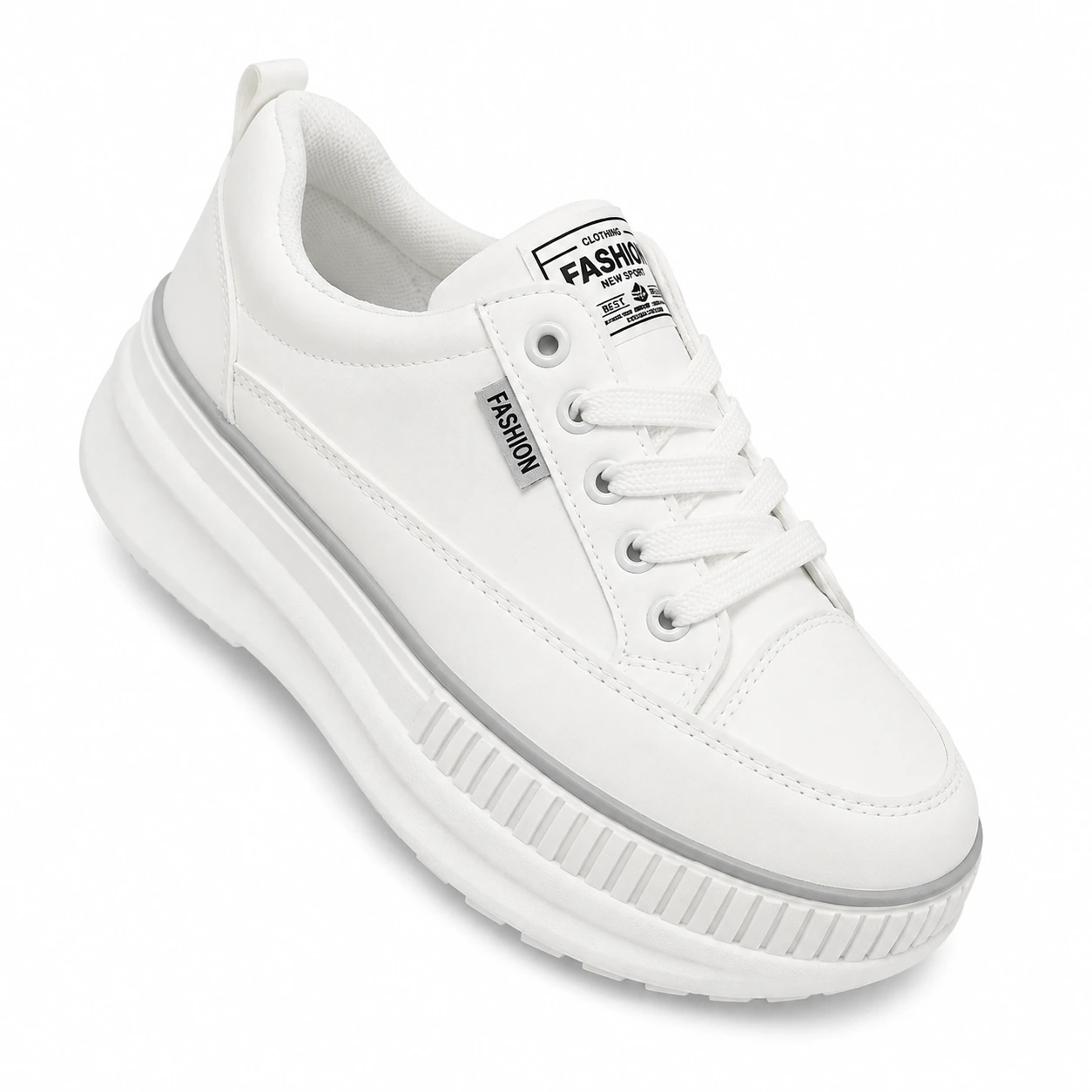 White Casual Sneaker